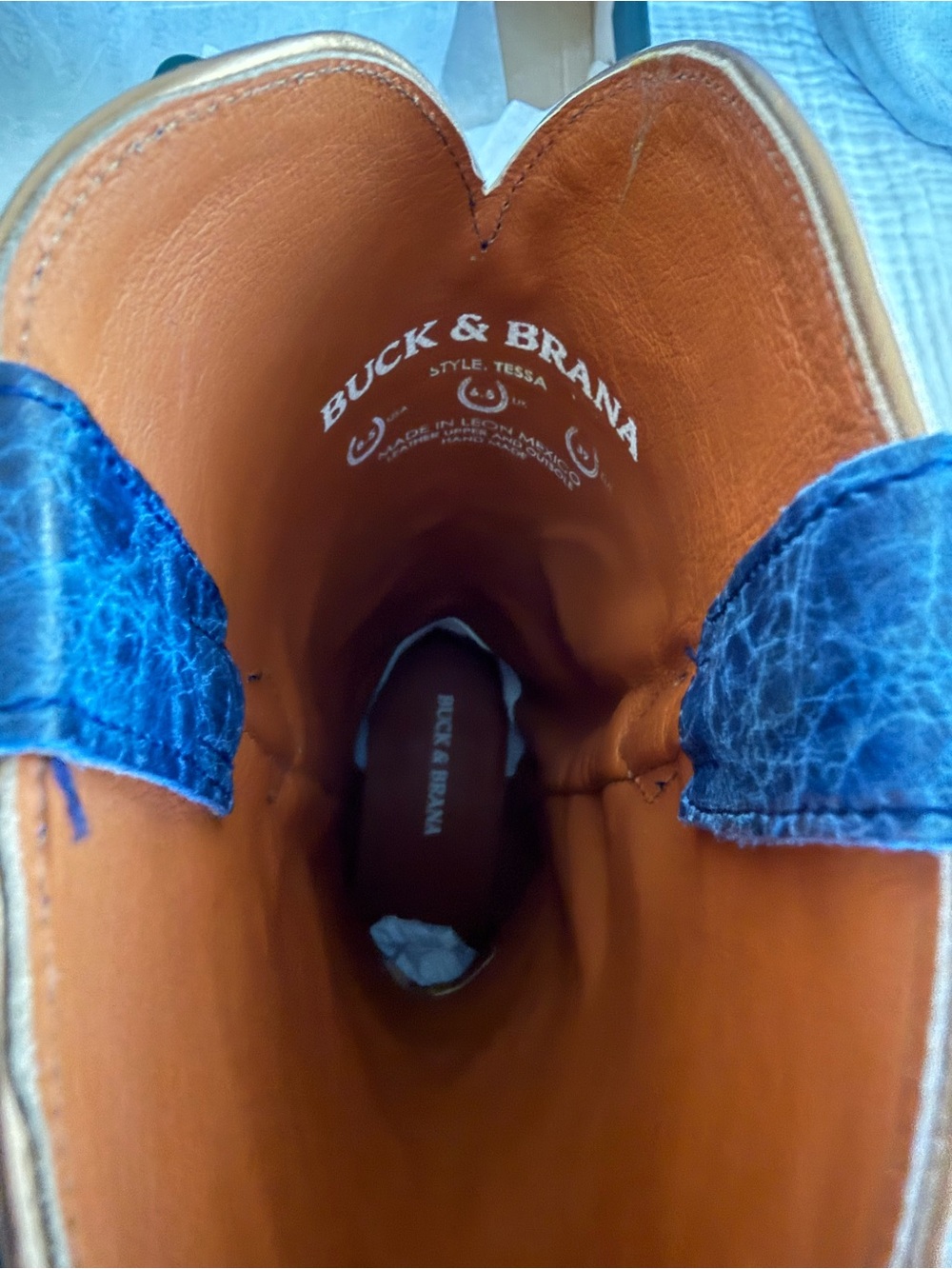 NWT Buck & Brana Tessa Cowboy Boots Size 8.5 - Picture 9 of 13